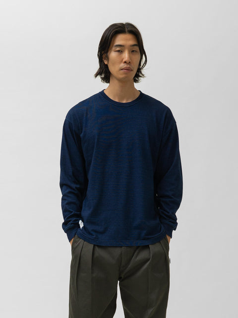 WTAPS Sign-Yd 02 / LS / Cotton Indigo, T-Shirts