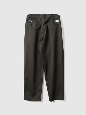 WTAPS Trdt1802 / Trousers / Cotton. Twill Olive Drab, Pants