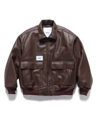 WTAPS WA2 / Jacket / SYNTHETIC. Brown, Outerwear