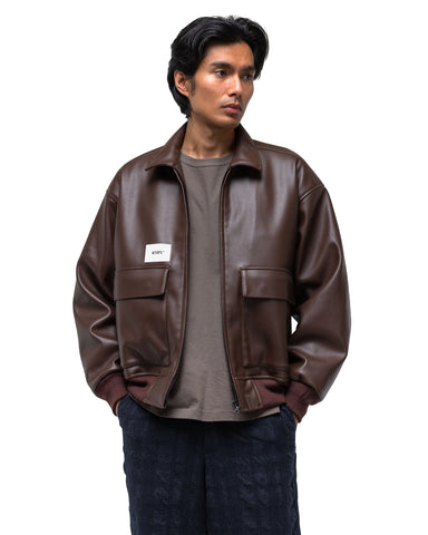 WTAPS WA2 / Jacket / SYNTHETIC. Brown, Outerwear