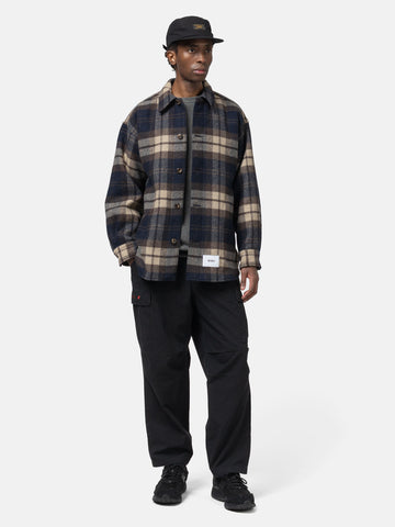 WTAPS WCPO / Jacket / WOPL. Melton Textile Beige, Shirts