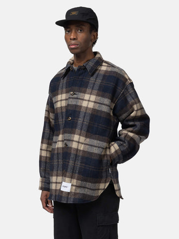 WTAPS WCPO / Jacket / WOPL. Melton Textile Beige, Shirts