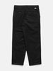 Back flat shot of the WTAPS WRKT2001 / Trousers / Cotton. Twill Black
