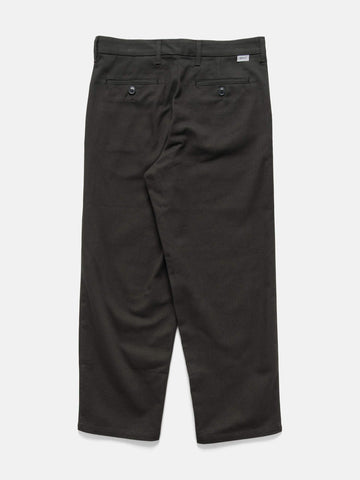 back flat shot of the WTAPS WRKT2001 / Trousers / Cotton. Twill Charcoal