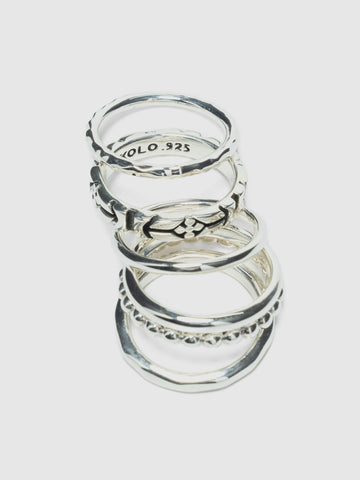 XOLO Jewelry 6 Stack Ring, Jewelry