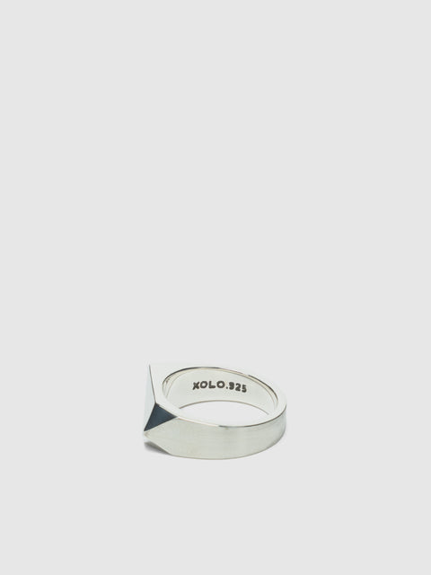 XOLO Jewelry Pentagon Ring with Hair Line, Jewelry