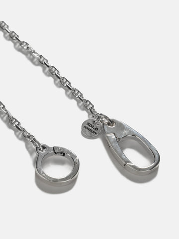 XOLO JEWELRY Double Clasp With Solid Anchor Link, Chains