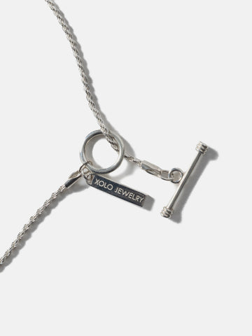 XOLO JEWELRY Tiny French Rope Link Necklace, Necklaces
