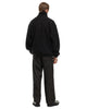 YOKE Wool Fleece Half Zip Pullover Black, Sweaters