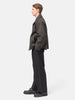 YOKE 3Pleated Wide-Leg Trousers Black, Trousers