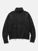 YOKE Boucle Knit Zip Jacket Charcoal, Jackets