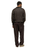 YOKE Brushed Mohair Knit Shirt Brown, Sweaters