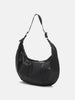 YOKE Calf Leather Circle Bag Black, Shoulder Bags