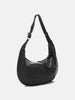 YOKE Calf Leather Circle Bag Black, Shoulder Bags