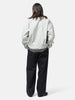 YOKE Cotton Denim Stand Collar Blouson Grayish White, Jackets