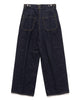 YOKE Denim Wide-Leg Buggy Pants Indigo, Bottoms