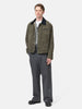 YOKE Goat Suede Work Jacket Khaki, Leather Jackets