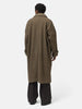 YOKE Herinbone Bonding Tweed Big Balmacaan Coat Olive, Coats