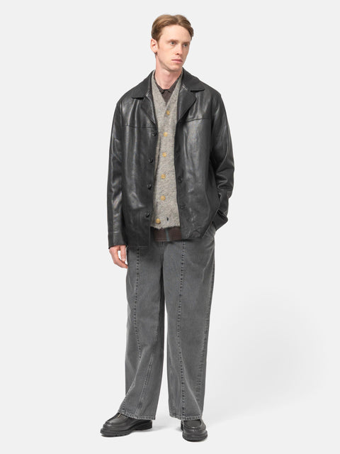 YOKE Leather Car Jacket Black, Leather Jackets