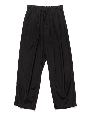 YOKE Rayon Cotton Easy Pants Black, Bottoms