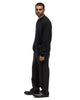 YOKE Rayon Cotton Easy Pants Black, Bottoms