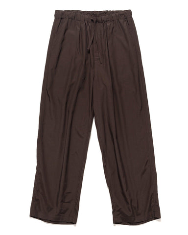 YOKE Rayon Cotton Easy Pants Brown, Bottoms