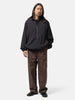 YOKE Silk Nylon 3/4 Zip Pullover Black, Jackets