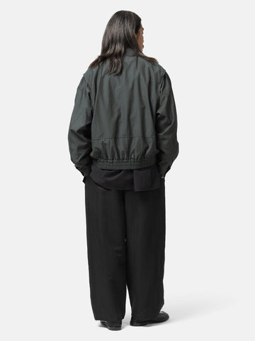 YOKE Wool Nylon Flight Jacket Dark Green, Jackets