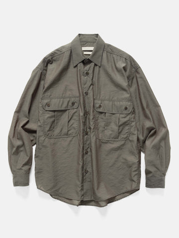 YOKE Wool Nylon Work Shirt Olive, Shirts