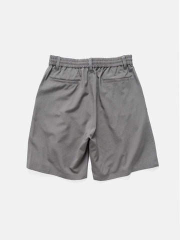 YOKE Wool Washer Tropical 2Pleated Easy Shorts Gray, Shorts
