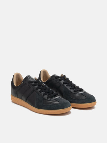three quarter view of the ADIDAS BW army lux core black gum