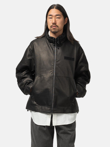 barbell object ML Parka Black, Leather Jackets