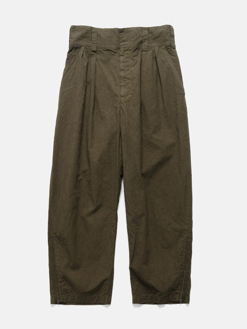 barbell object Zipper Pant Khaki, Pants