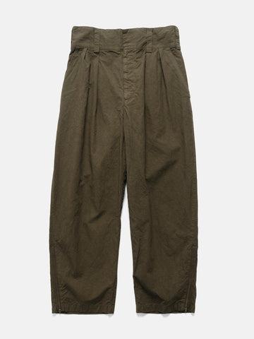 barbell object Zipper Pant Khaki, Pants
