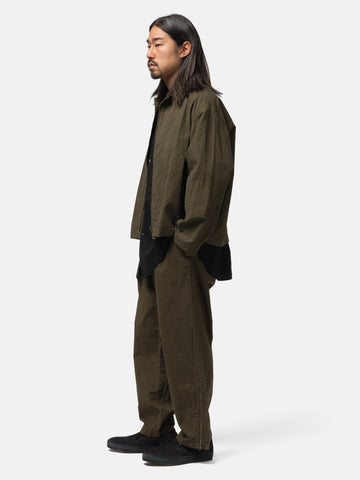 barbell object Zipper Pant Khaki, Pants