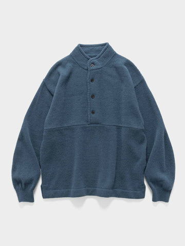 Batoner Blueface Snap Pullover Gray Blue, Sweaters