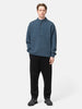 Batoner Blueface Snap Pullover Gray Blue, Sweaters