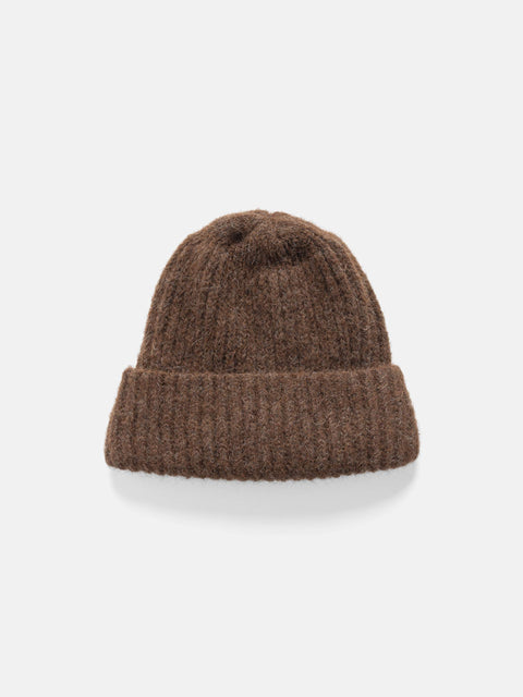 Batoner Fluffy Knit Cap Brown, Beanies