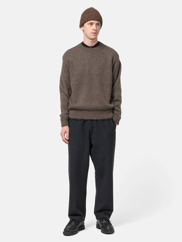 Batoner Pure Mohair Crew Neck Olive, Sweaters
