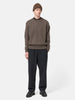 Batoner Pure Mohair Crew Neck Olive, Sweaters