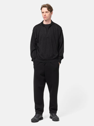 Batoner Ramie Wool Skipper Black, Sweaters
