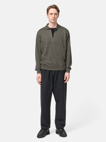 Batoner Ramie Wool Skipper Olive, Sweaters