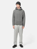 Batoner Solid Wool Rib Pull Parker Merange Gray, Hoodies