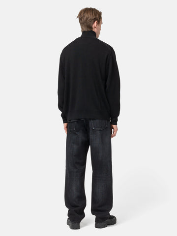 Batoner Super High Twist Wool Drivers Knit Black, Sweaters