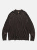 Batoner Wool Polo Long Sleeve Brown, Polos