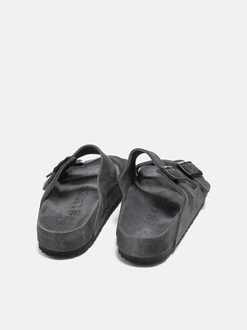 Birkenstock Arizona Exquisite Suede Charcoal, Mules