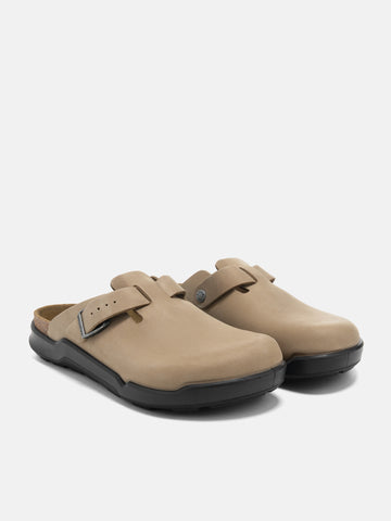 Birkenstock Boston Rugged Oiled Leather Tobacco, Mules