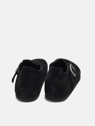 Birkenstock London Suede Black, Mules