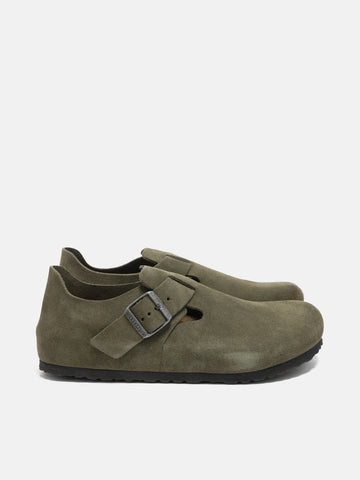Birkenstock London Suede Thyme, Mules