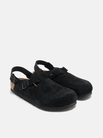 Birkenstock Tokio II Suede Black, Mules